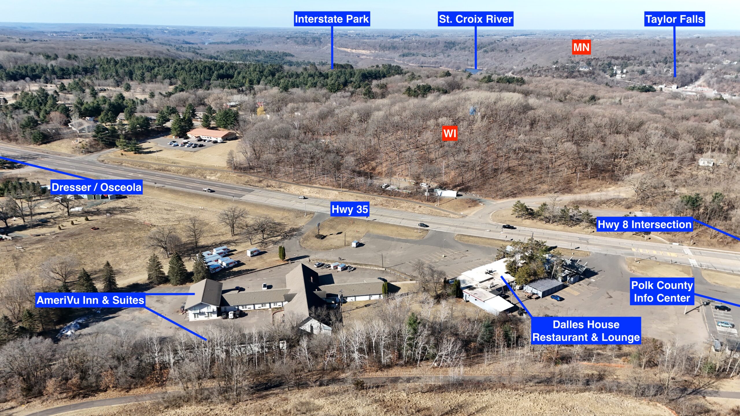 Aerial with info
